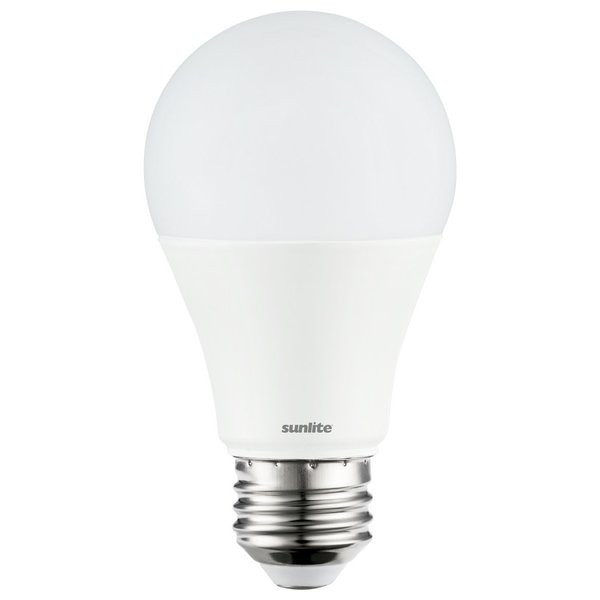 Sunlite LED A19 60W Equivalent 810 Lumens Multi-Volt Non-Dimmable Frost 5000K Light Bulb, 6PK 80126-SU